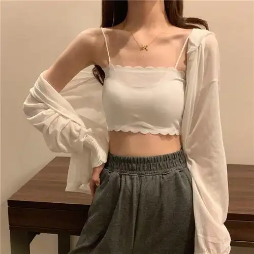 小香风露短裤套装