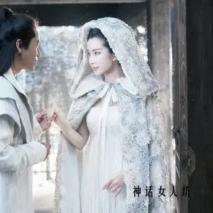 钟馗伏魔雪妖魔灵李冰冰女古装李子柒主播同款古装披风抖音cos服