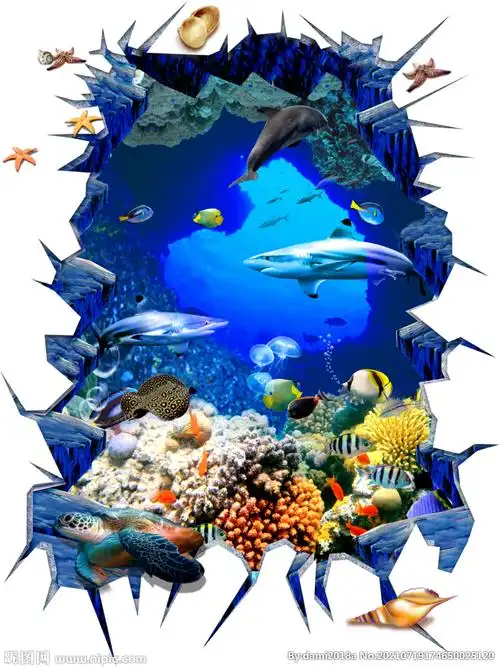 海底世界立体画图片