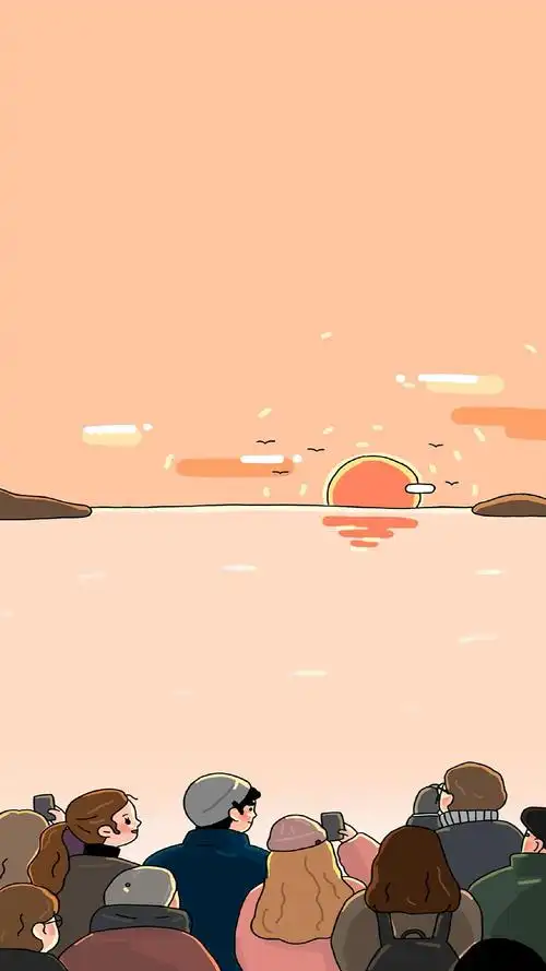 简约创意插画手机壁纸图片