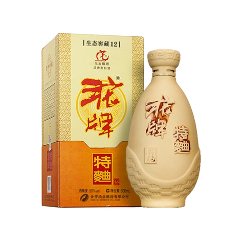 沱牌酒沱牌特曲生态窖藏1250度500ml6瓶整箱装白酒浓香型