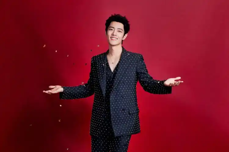 是闪闪发亮不需要形容词的肖战呀#肖战#与肖战共赴微博之夜 - 抖音