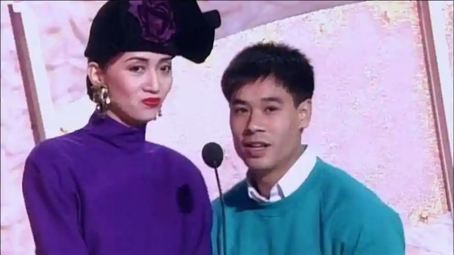 珍贵视频梅艳芳李宁同台大约在冬季live1989羊城贺岁万家欢十周年庆典