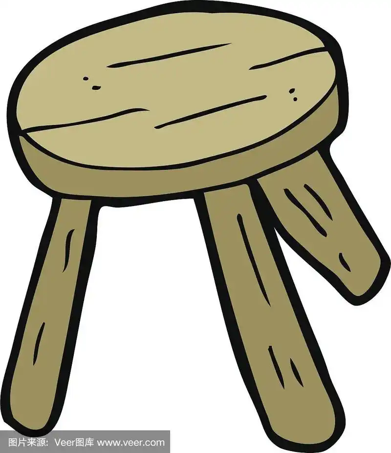 卡通木制凳子