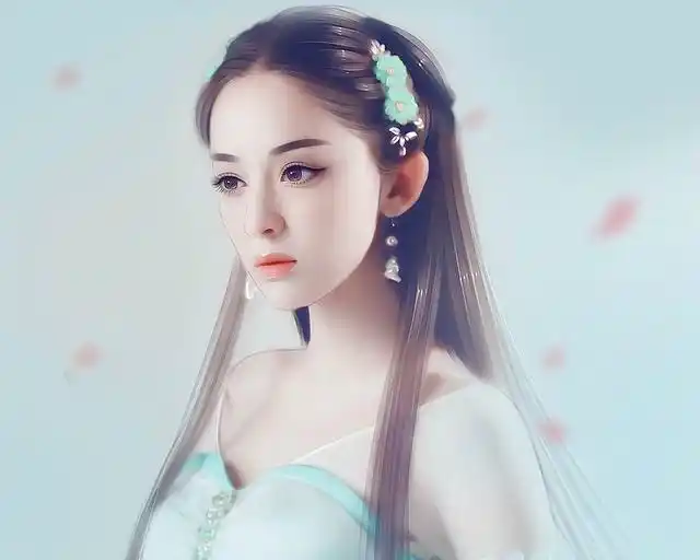 女星古装手绘倾城倾国 艳压热巴赵丽颖的是她