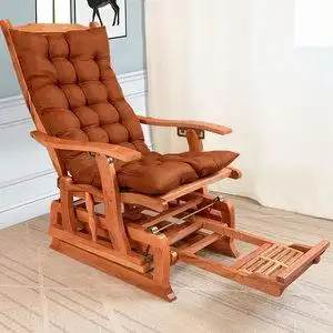 摇椅躺椅大人北欧休闲设计懒人沙发简约家用成人逍遥椅100嘉木堂短款