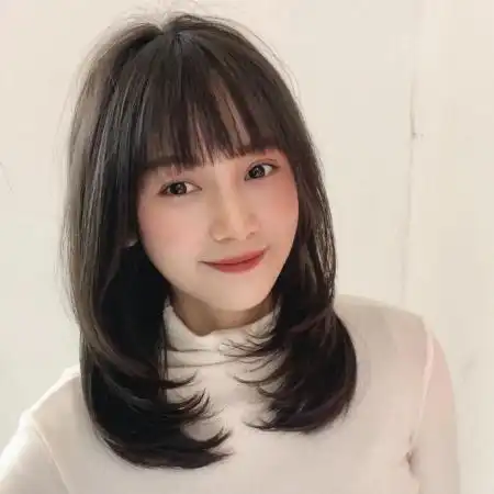 胖子适合什么发型(胖脸女生剪什么样的刘海最好看)插图2