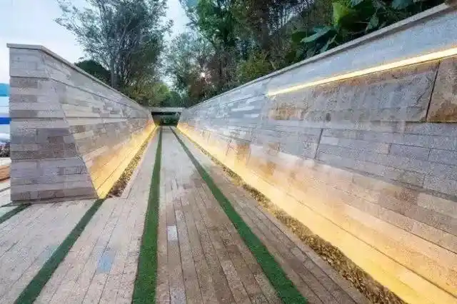 景观设计中现代景墙设计_园林