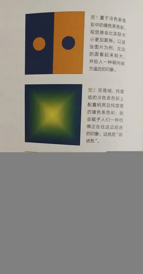 色彩的前进和后退