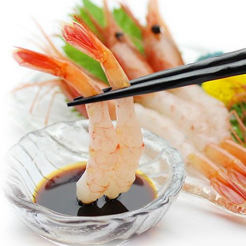 新鲜即食北极甜虾刺身30尾盒装凤尾虾仁去头虾仁