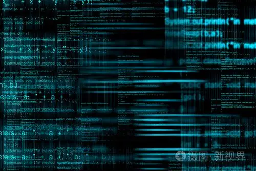 抽象的计算机代码背景