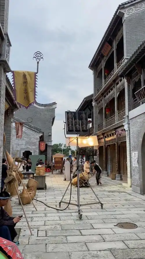 剧组拍戏现场