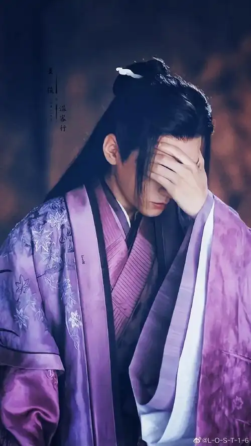 龚俊山河令##龚俊腹肌#温客行蓝衣 紫衣截修壁纸～凑个18宫格～告诉