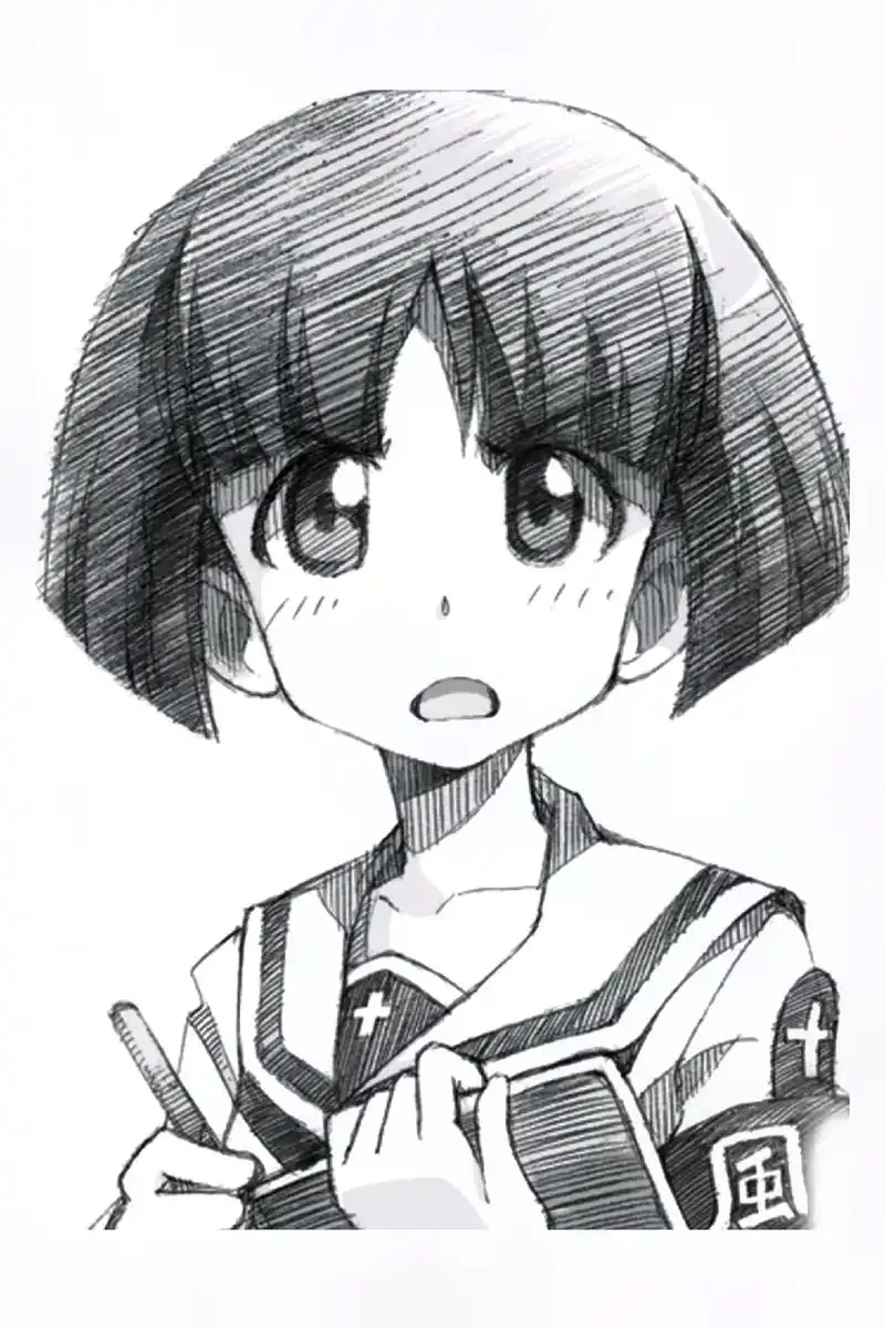 黑白线稿临摹#动漫入门临摹图 #黑白线稿 #动漫初学  - 抖音