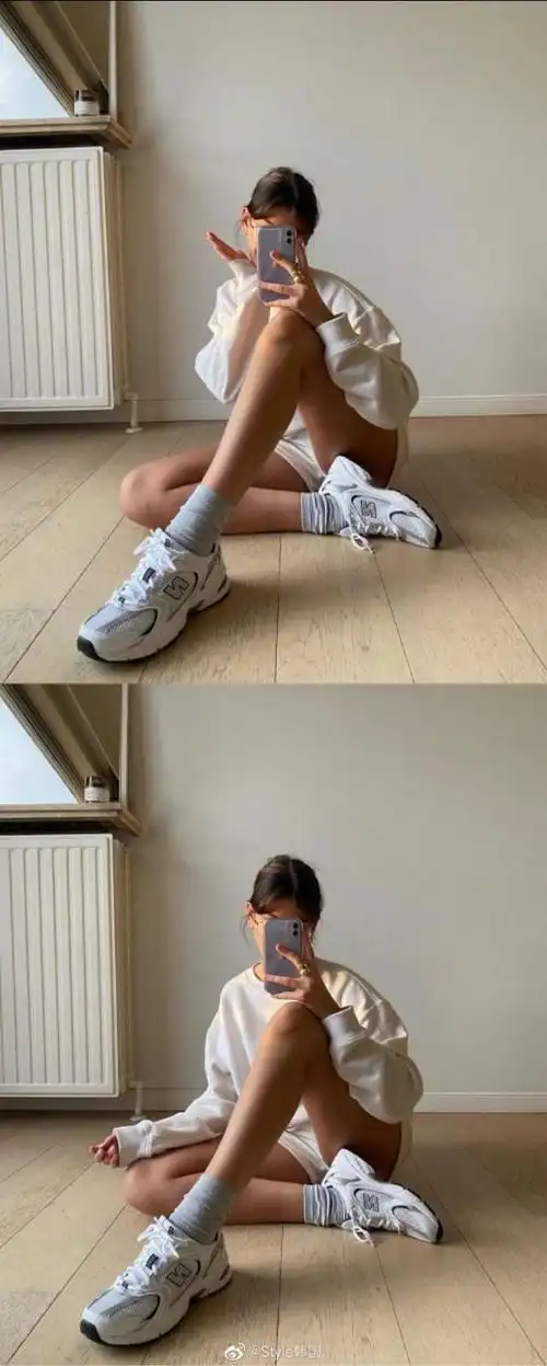 腿长两米德国博主violette教你如何演绎大长腿对镜拍姿势