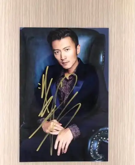 谢霆锋 亲笔签名照～保真,假一赔十!
