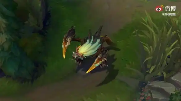 《lol》山海绘卷科加斯炫彩皮肤演示公布 色彩绚丽!