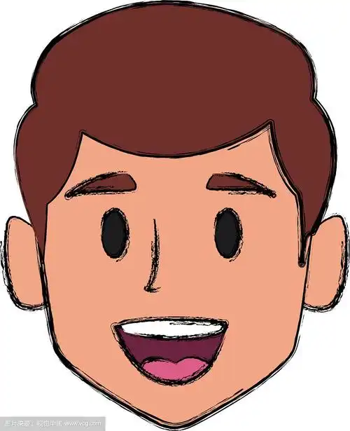 人脸微笑卡通