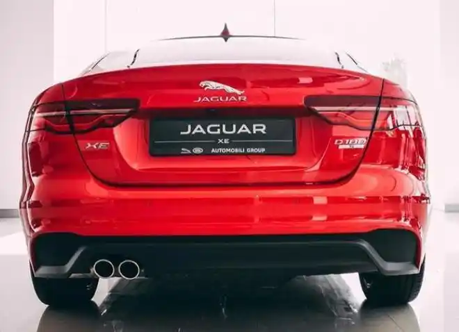 内部采用了熏黑的蜂窝状造型加上豹头样式的车标