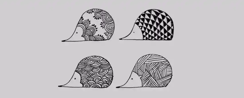 线描素材 | 这么好看的线描画,不收藏太可惜了~ - 元艺考