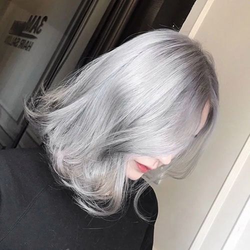 奶奶灰染头膏2022流行发色灰色染发剂超级显白气质超爆网红同款
