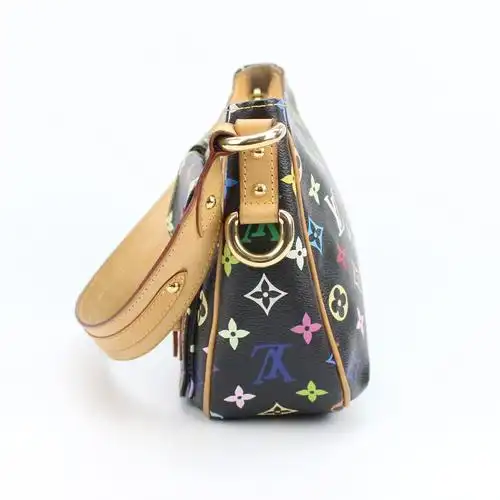 [9.0新]路易威登lv女士monogram帆布黑三彩单肩包