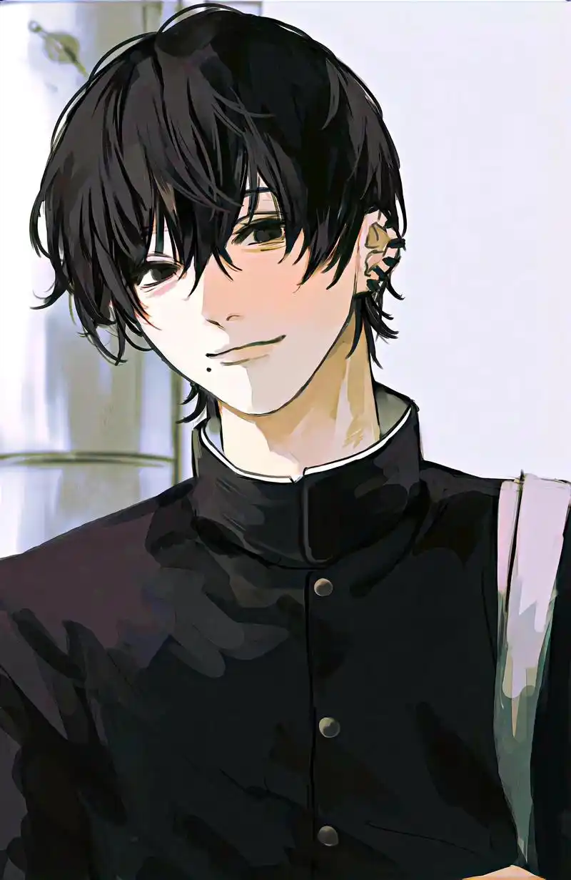 阴郁帅哥#吉田宽文 #动漫壁纸 - 抖音