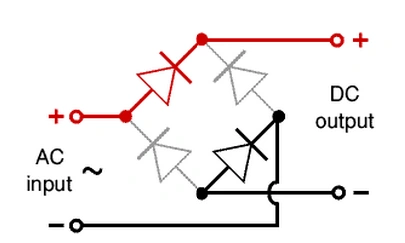 二极管整流桥图