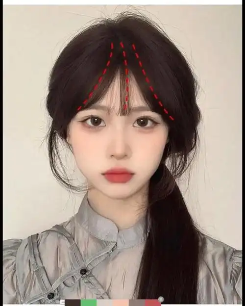 99%的脸型都适合这款刘海!圆脸方脸长脸