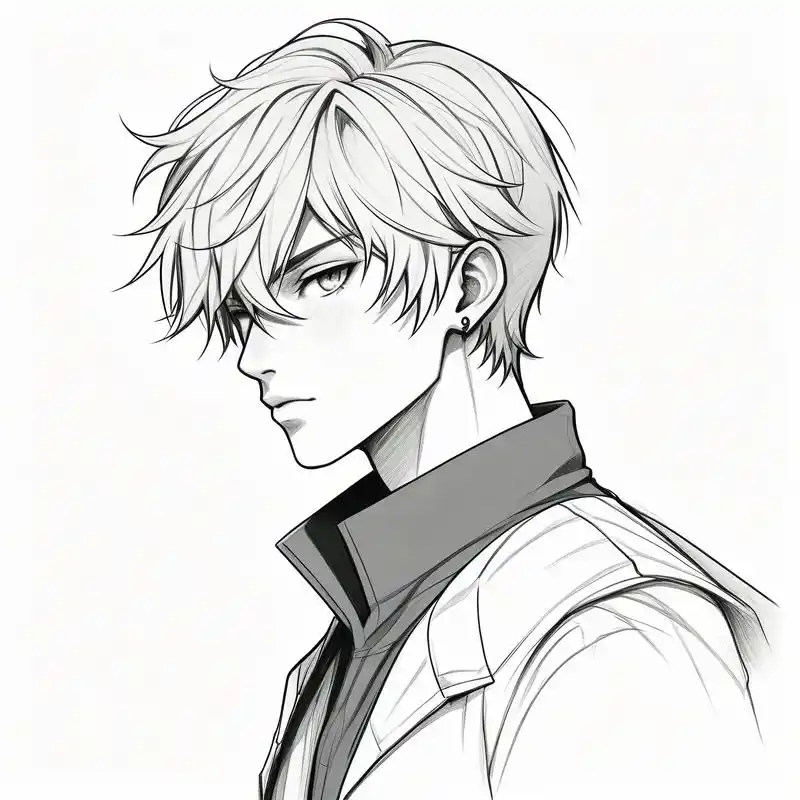 帅气二次元男生黑白头像90 探索二次元的世界,总是充满无尽的惊喜!