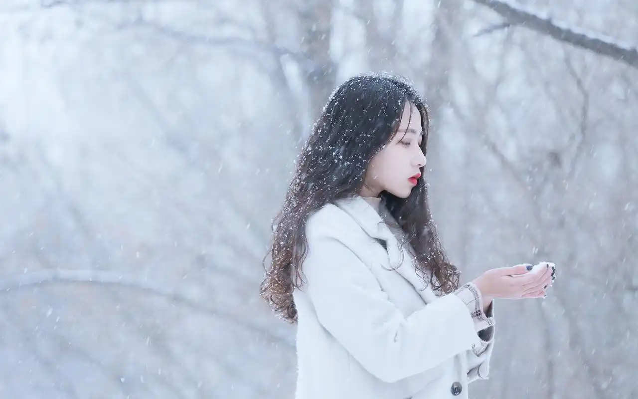 首页 桌面壁纸 美女壁纸 性感长发美女冬日雪中漫步唯美高清壁纸 (2