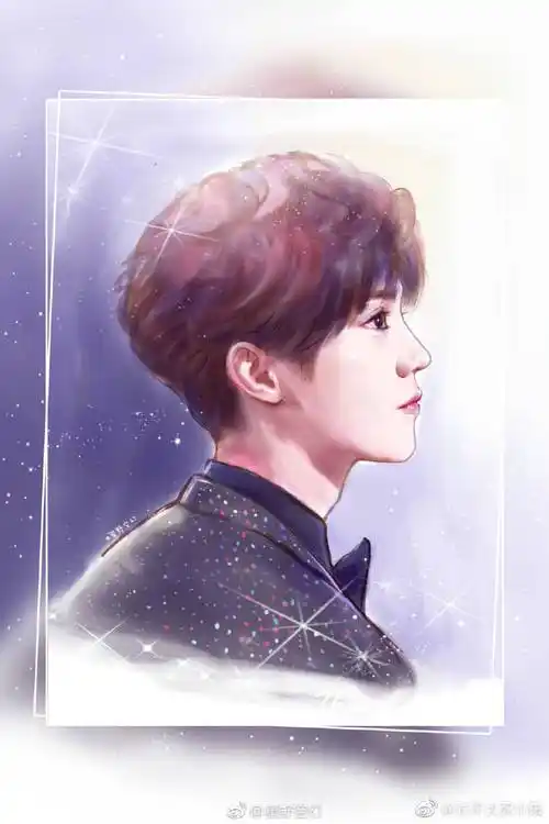 鹿晗的漫画图给大家欣赏