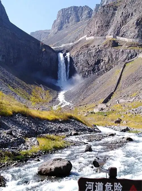 长白山天池,温泉,瀑布