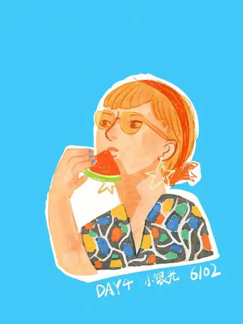 day4速写人物我很丑可是我很温柔