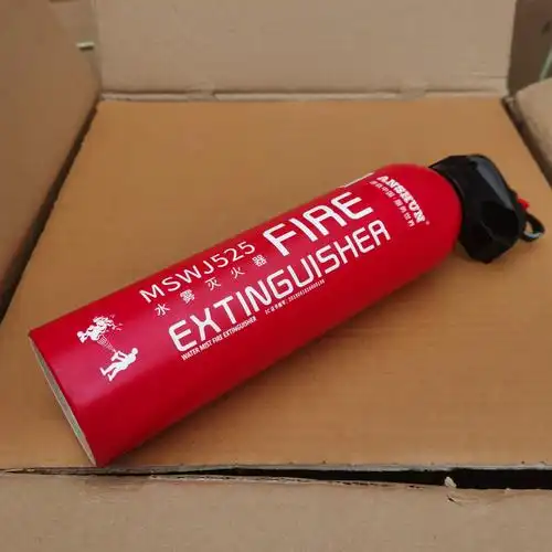 汽车用品高效环保绿色水基水雾小型手提车用车载灭火器审车检查用