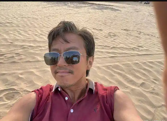 邓超沙漠拍戏,化身沧桑老邓头,难怪孙俪嫌弃!_微博_形象_离开