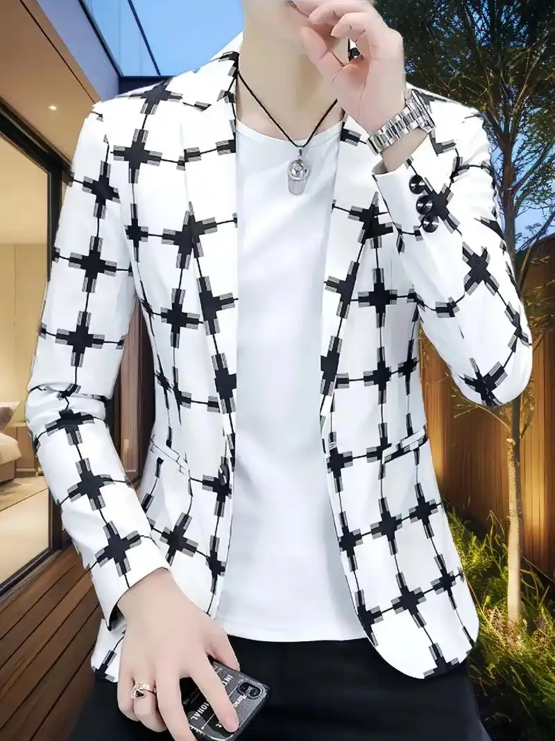 男士韩版时尚西服外套