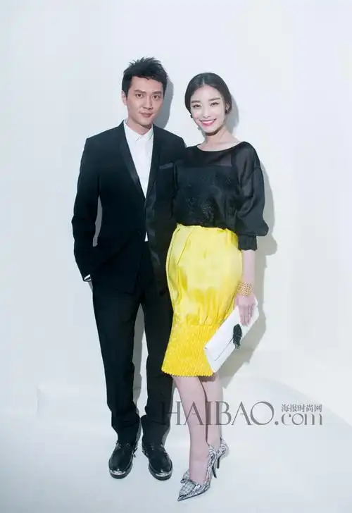 倪妮冯绍峰 dior2014春夏高定头排秀恩爱