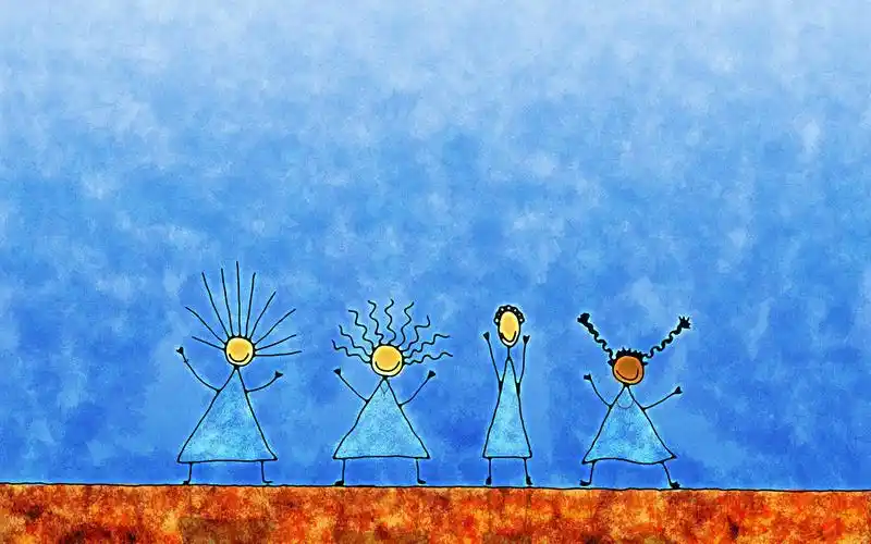 手绘19寸电脑桌面背景,艺术壁纸-回车桌面