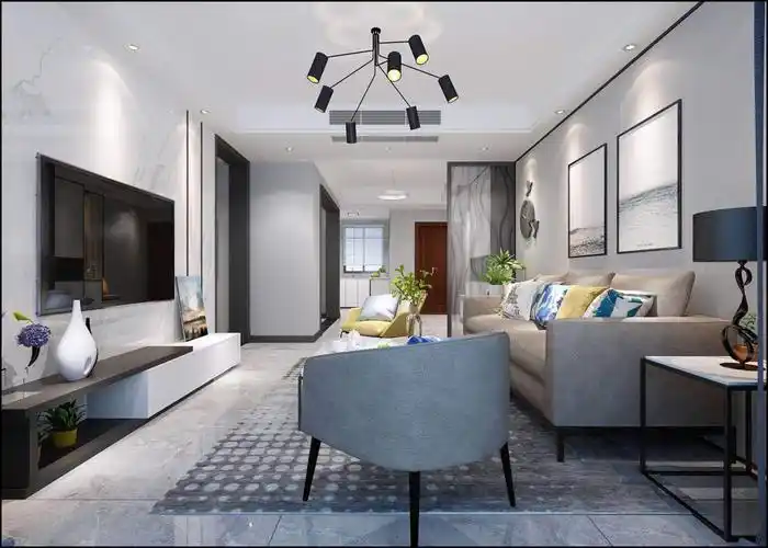 淡淡的诗意 - 现代风格三室二厅二卫装修效果图 - ***0设计效果图