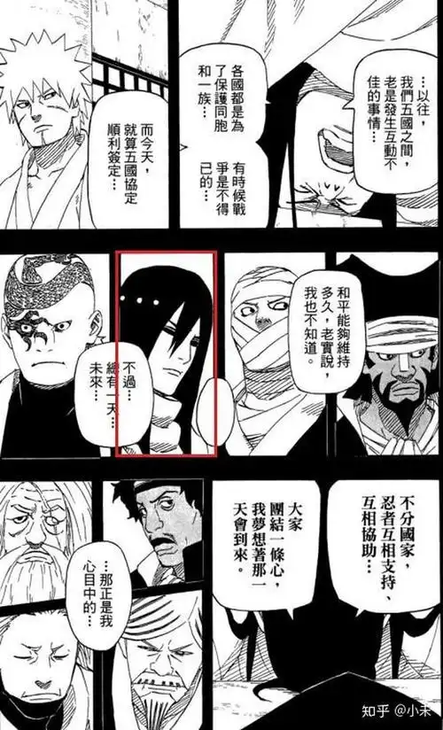 第一次是初代五影,参会人员是初代五影,以及他们选定的继承人.