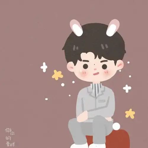 易烊千玺q版手绘