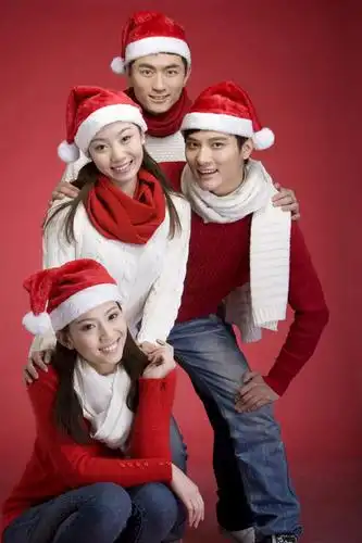 东方人,成年人,四个人,笑,微笑,露齿笑,竖图,正面