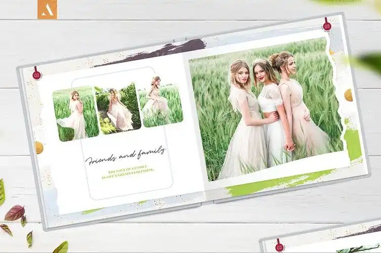 精美个人写真集相册模板psd分层素材