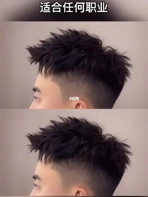 男生最帅发型推荐深圳男士烫发男生不打理也好看的短发#钢夹男生摩根