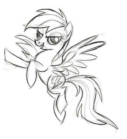 云宝黑化图的简笔画