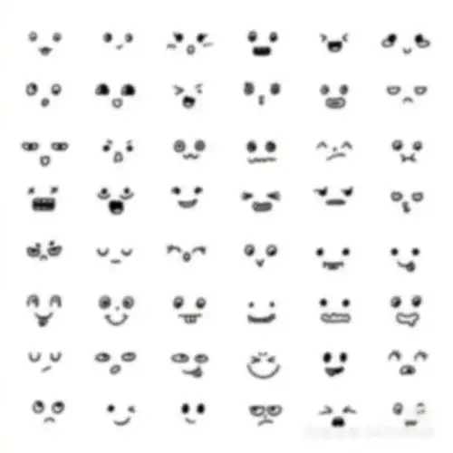 一波超超超可爱的小表情系列简笔画~ 每一个表情都好生动形象!