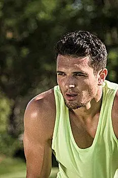 青年,训练,公园女人,呼吸器人群,练习,健身房,坐,女人,前景成熟,男人