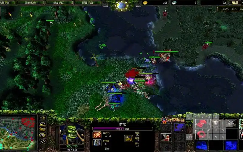 【dota1超难人机】顺风局萨尔