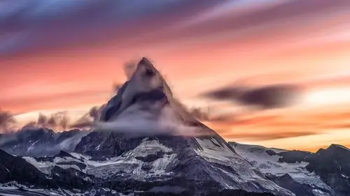 瑞士马特洪峰风景摄影高清宽屏桌面壁纸